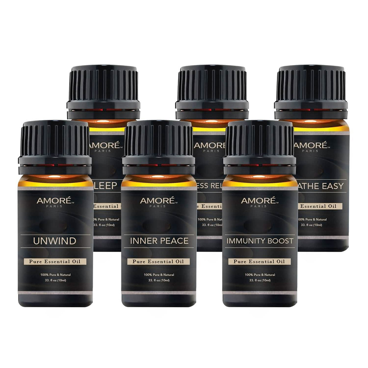 6-Pack: Well-Being Yoga Aromatherapy Essential Oil Gift Set
