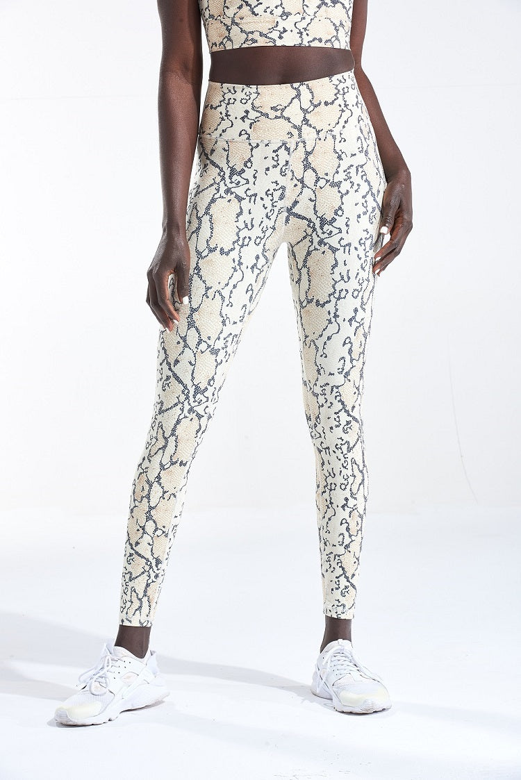 Women's Yoga Pants Snakeskin pattern exercise fitness running pants