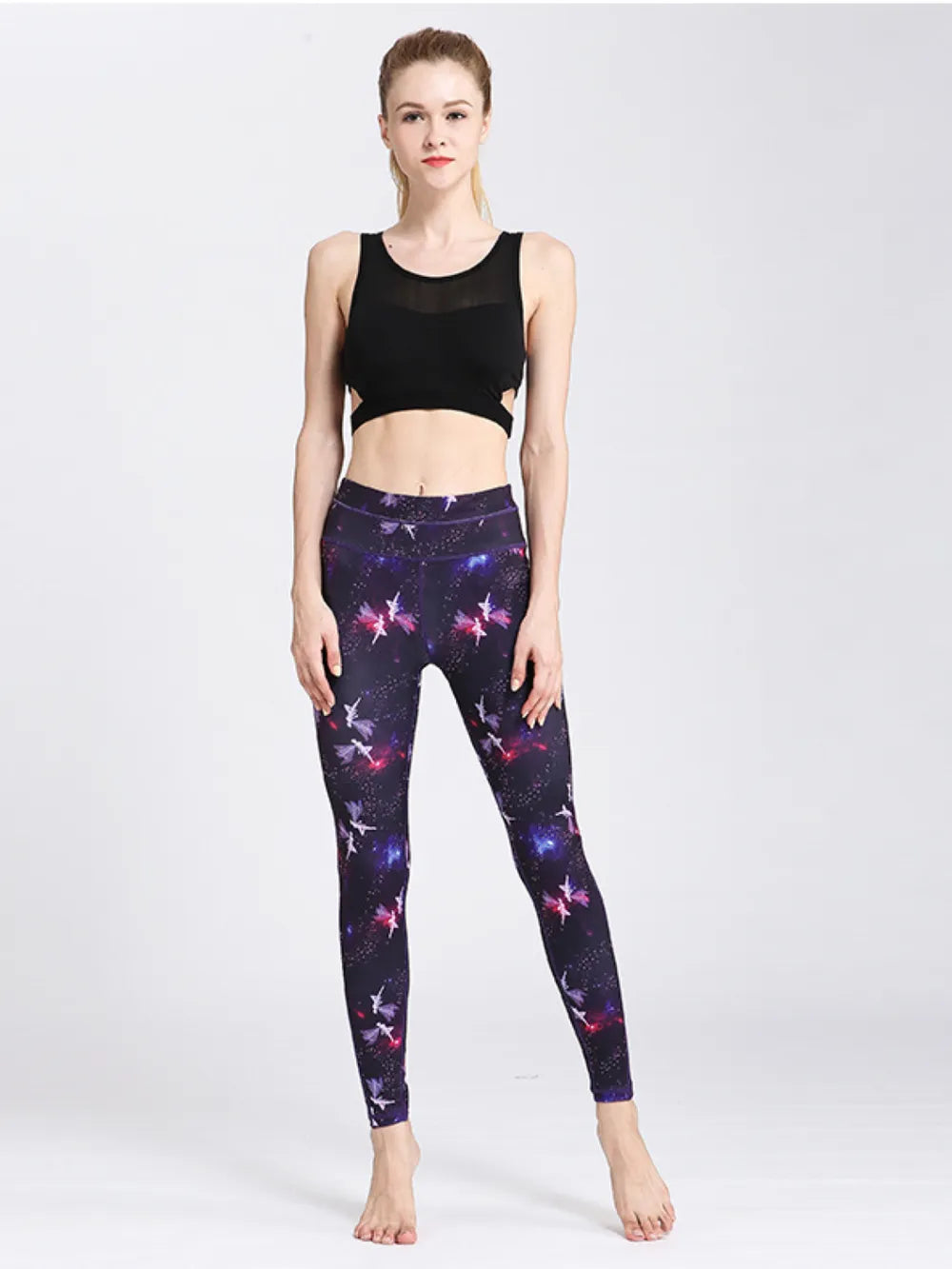 Printed Active High Waist Leggings