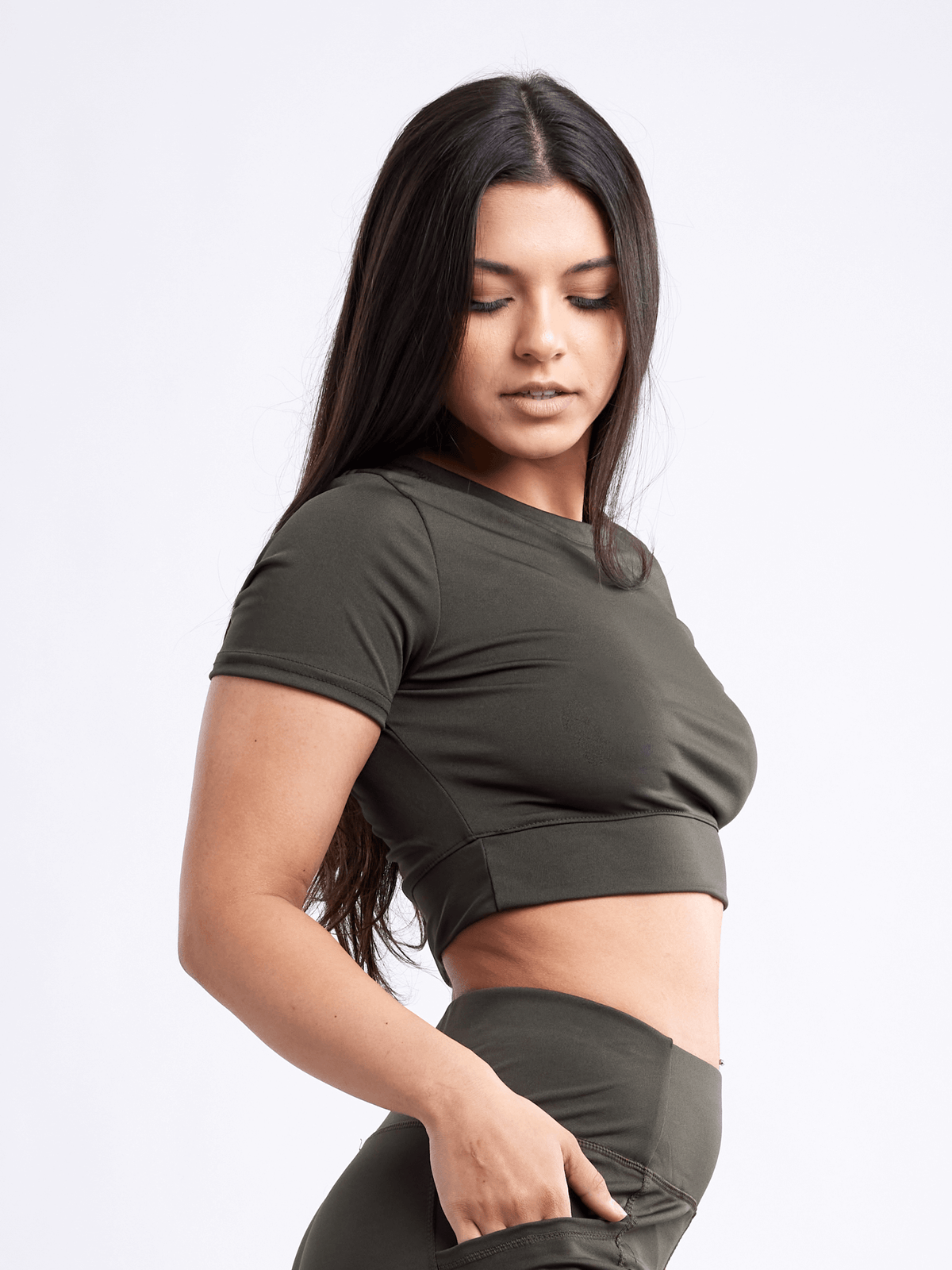 JupiterGear Short-Sleeve Crop Top
