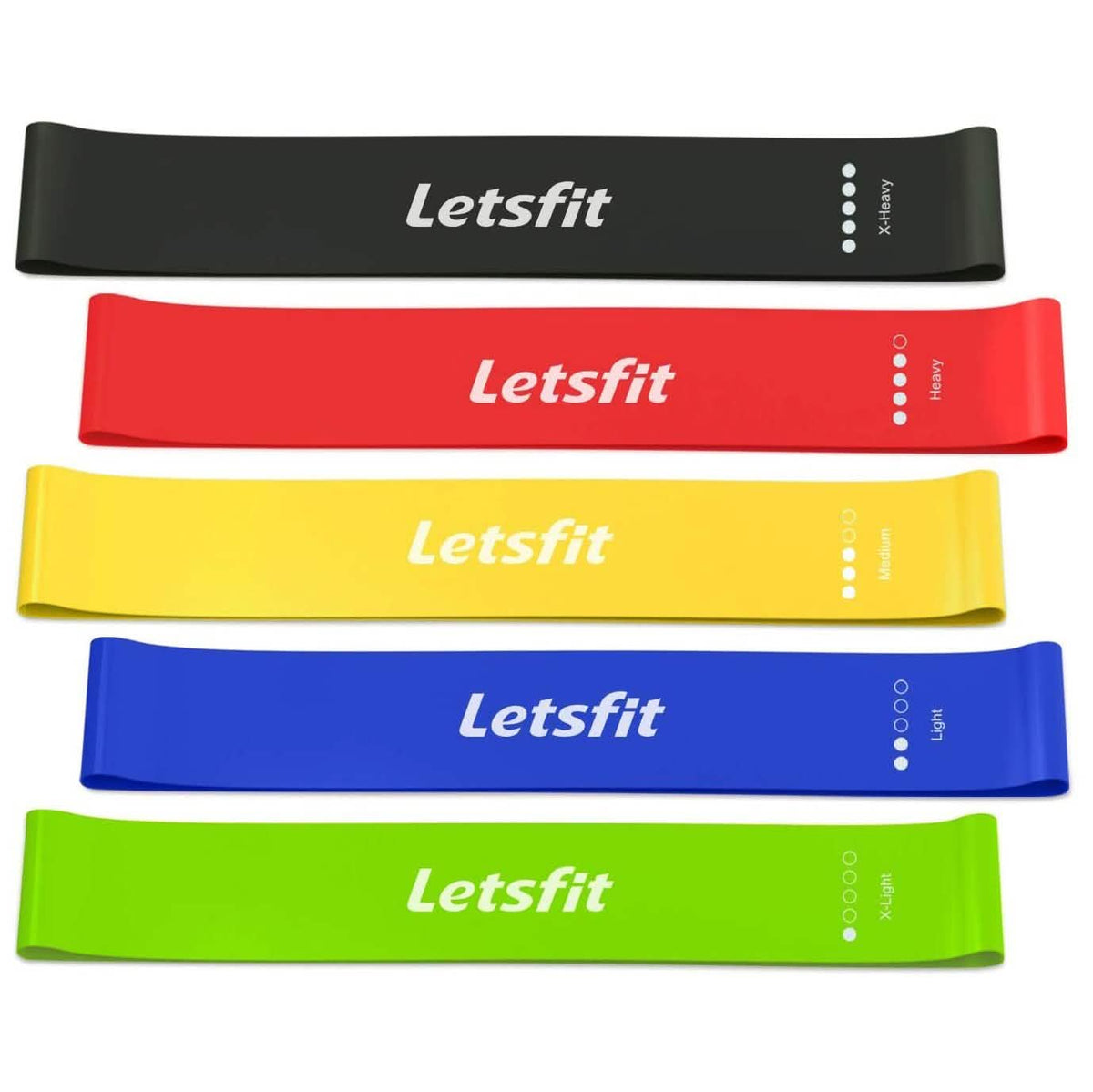 12 x 2 Letsfit Resistance Loop Bands