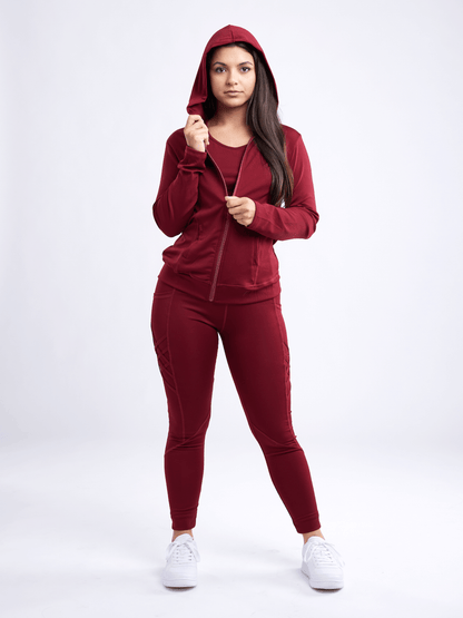 JupiterGear Athletic Fitted Zip-Up Hoodie Jacket with Pockets