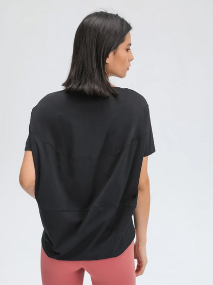 Millennia Round Neck Short Sleeve Active T-Shirt