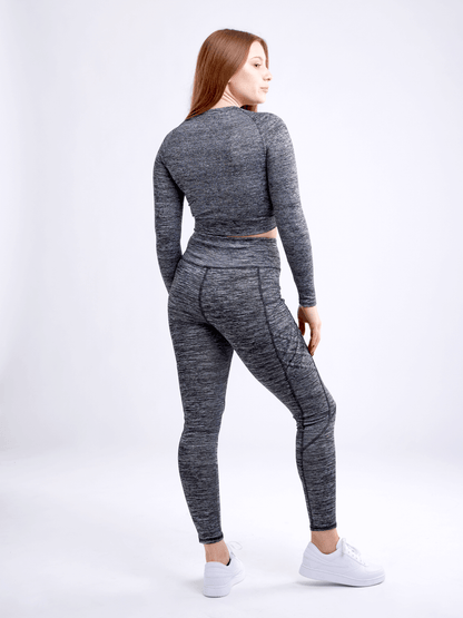 JupiterGear High-Waisted Criss-Cross Training Leggings with Hip Pockets