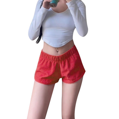 Versatile corduroy sexy spicy girl shorts for women