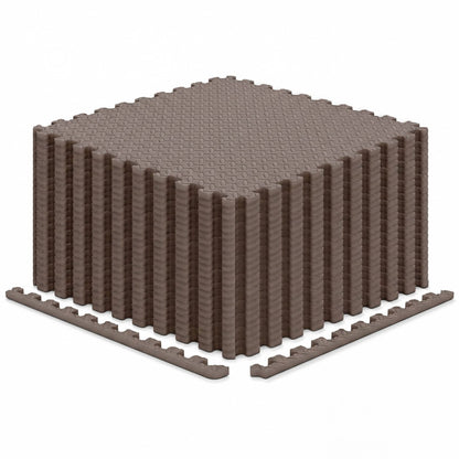 Puzzle Exercise Floor Mats 1/2 Inch Thick - 24 Tiles