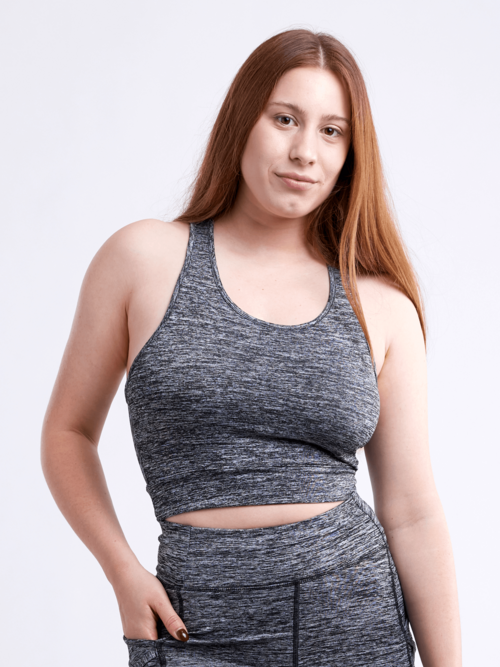 JupiterGear Racerback Lightweight Training Crop Tank Top