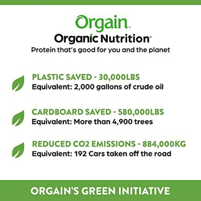 Organic Vegan Protein Powder, (Packaging May Vary)