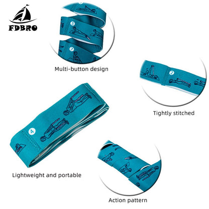 Elastic Bands for Fitness Pilates Yoga Stretch Latin Workout Training Sport Resistance Bands Exercise Equipment Pull Strap Belt
