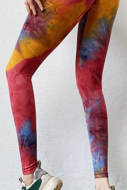 Tie-Dye High Waist Active Leggings