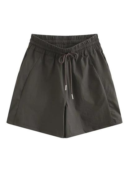Loose Shorts for Women Lightweight Casual Wide-Leg Shorts Outdoor Sport Shorts