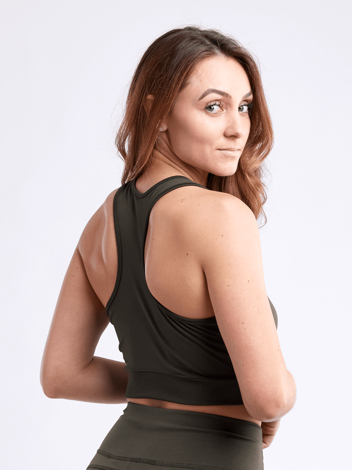 JupiterGear Racerback Lightweight Training Crop Tank Top