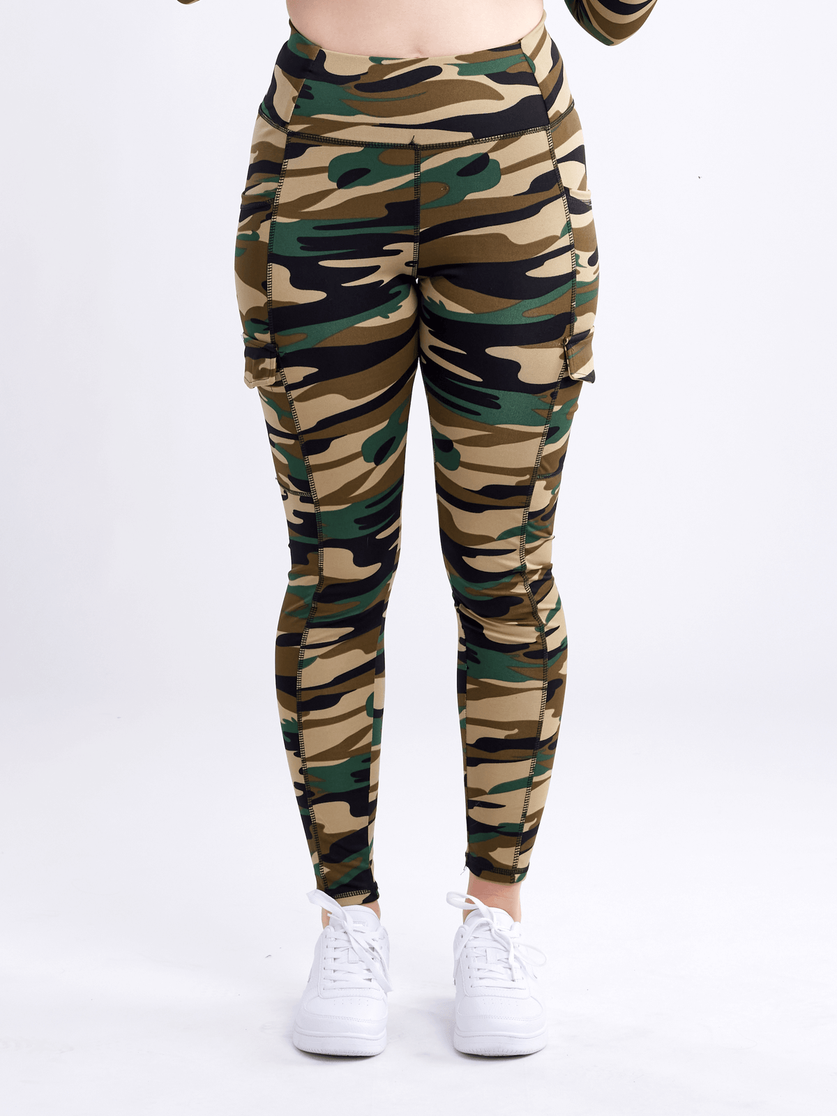 JupiterGear High-Waisted Leggings with Side Cargo Pockets