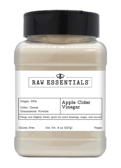Raw Essentials Apple Cider Vinegar Powder – 8 oz, Gluten-Free & Vegan