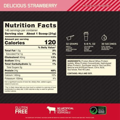 Optimum Nutrition Gold Standard 100% Protein Powder