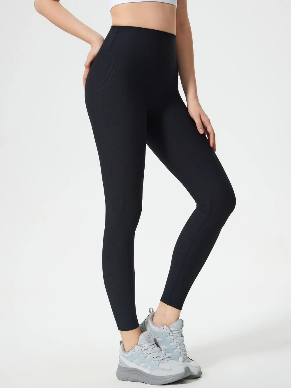 High waisted yoga pants for women shaping and slimming pleated peach buttocks exercise and fitness cropped pants