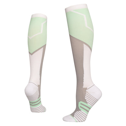 Outdoor sports pressure socks, women's long tube skipping rope fitness calf socks, second grade gradient elastic compression socks