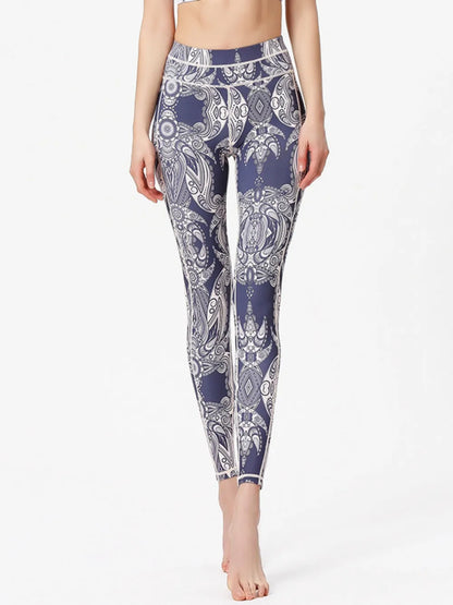 Printed Active High Waist Leggings