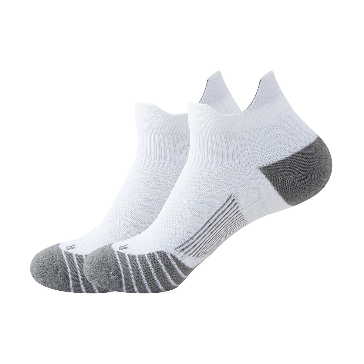 Professional sports socks for women, shallow socks for fitness and running, towel bottom, anti slip and wear-resistant sports boat socks