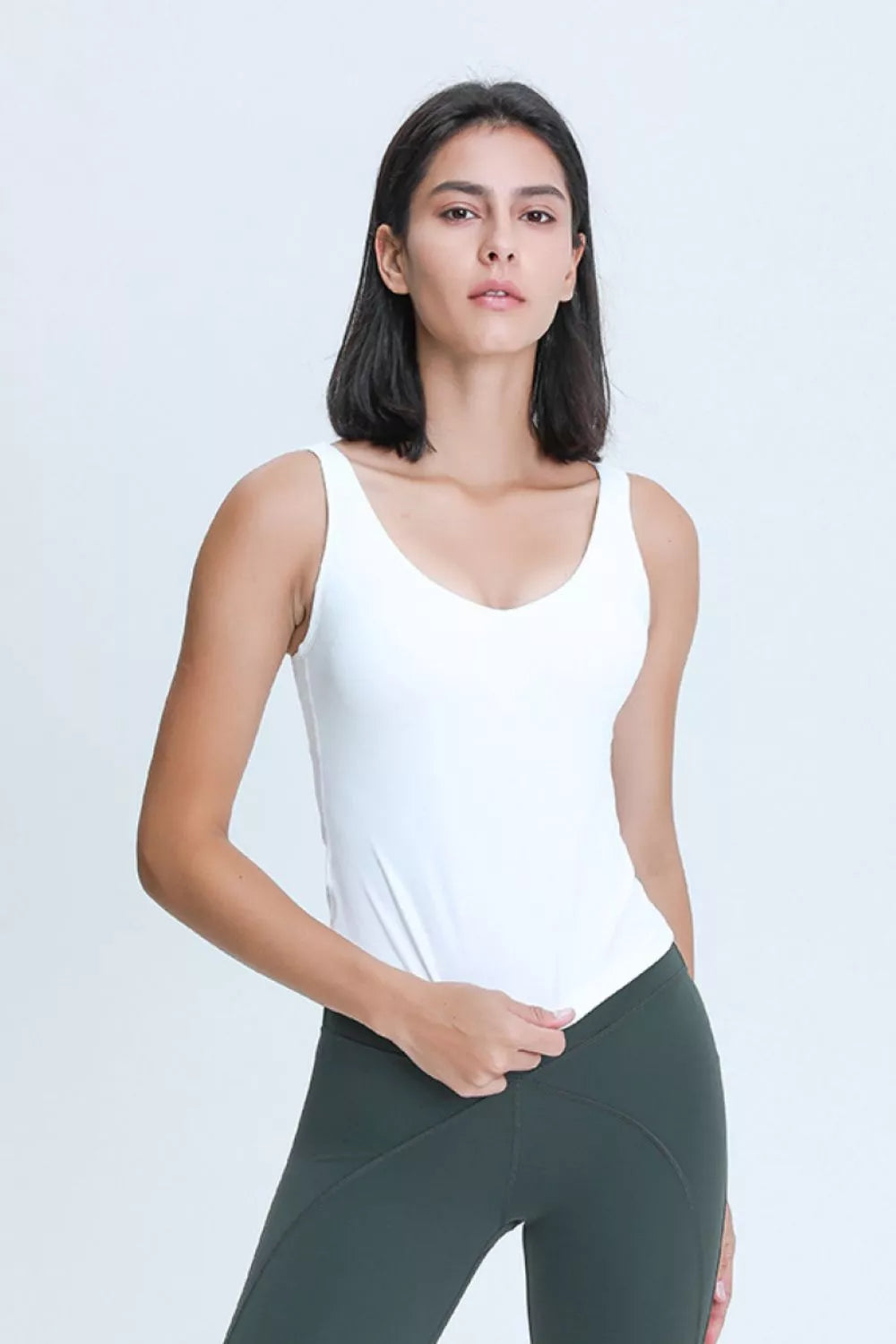 Millennia V Neck Active Tank