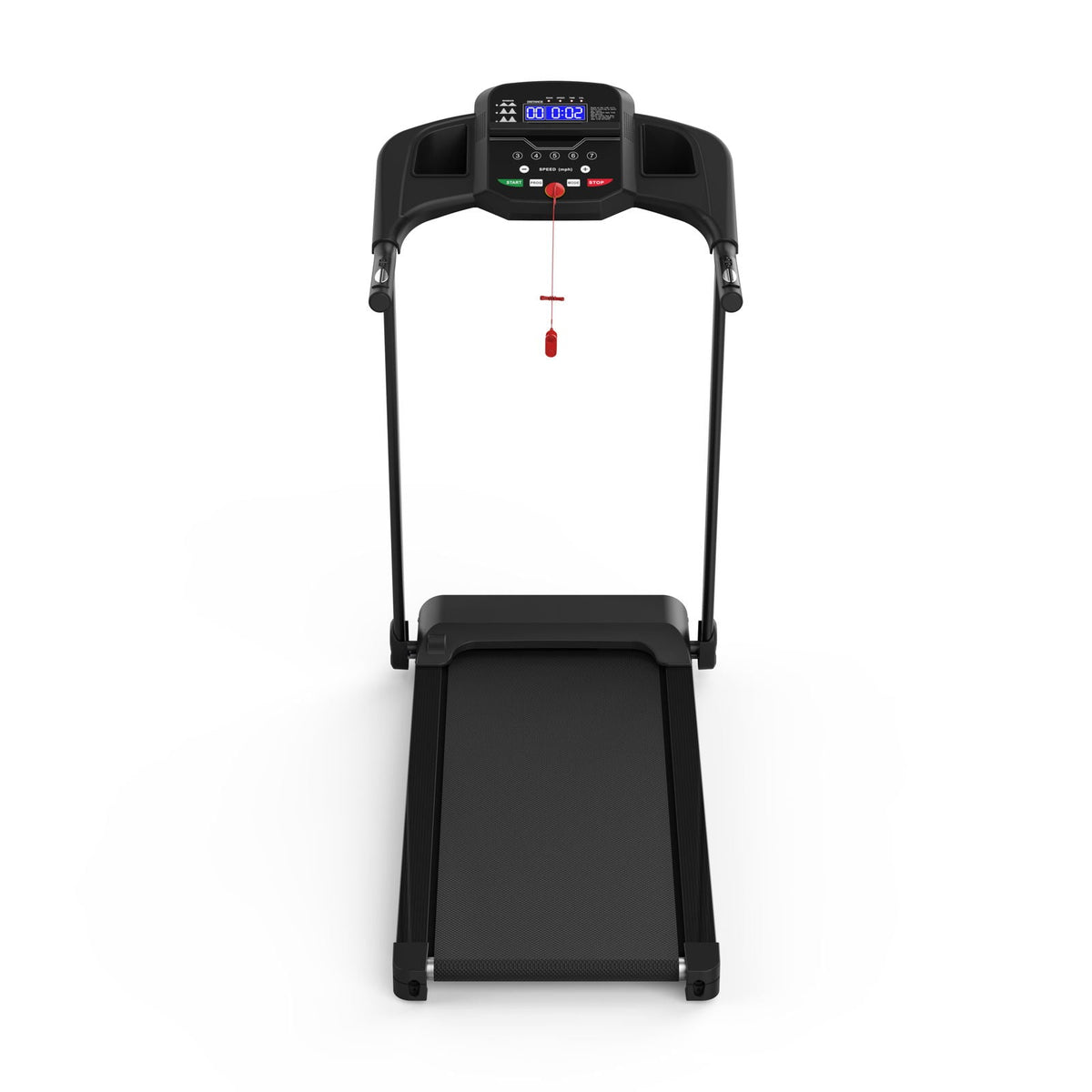 Foldable Treadmill 2.5Hp Electric Running Machine For Home - Black