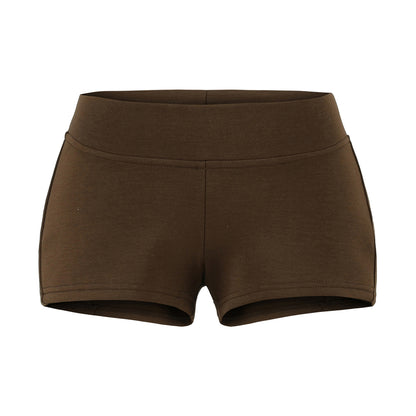 Elastic waist shorts for women