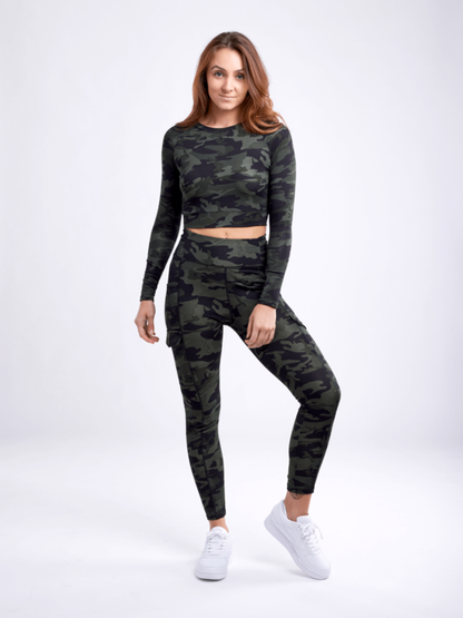 JupiterGear High-Waisted Leggings with Side Cargo Pockets