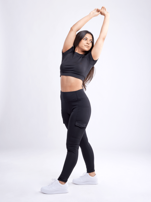 JupiterGear High-Waisted Leggings with Side Cargo Pockets