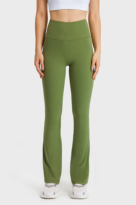 Millennia Elastic Waist Flare Yoga Pants