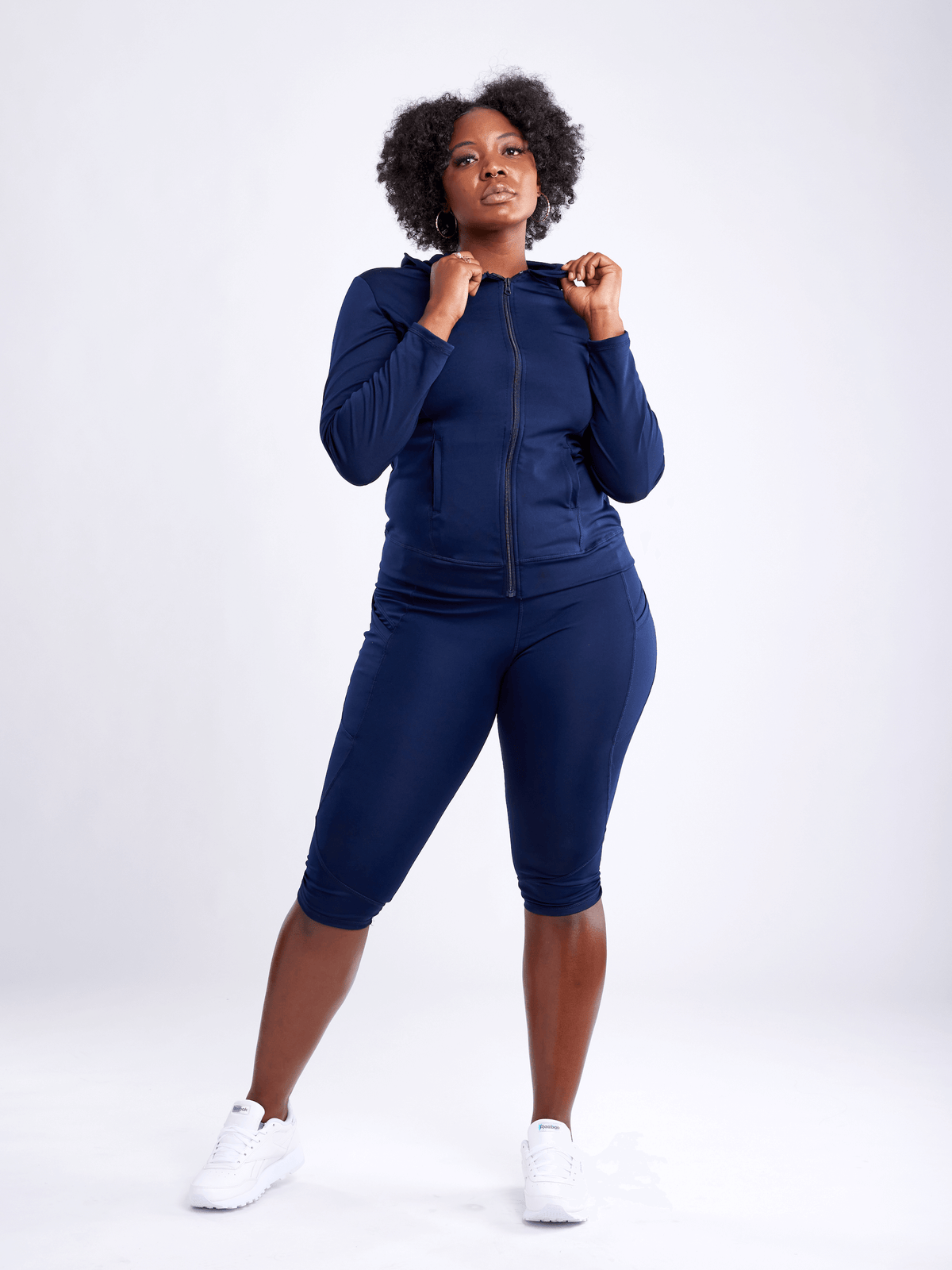 JupiterGear Athletic Fitted Zip-Up Hoodie Jacket with Pockets