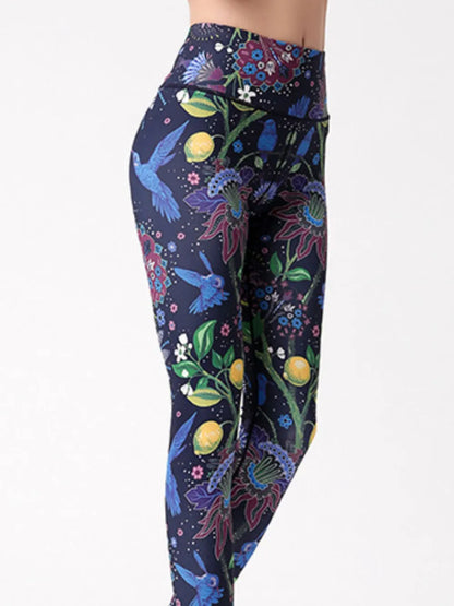 Printed High Waist Active Leggings