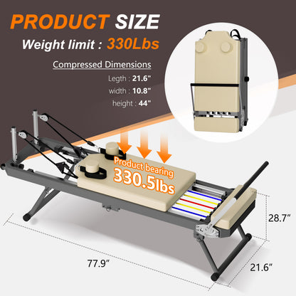 Pilates Reformer Machine for Home Gym Workout