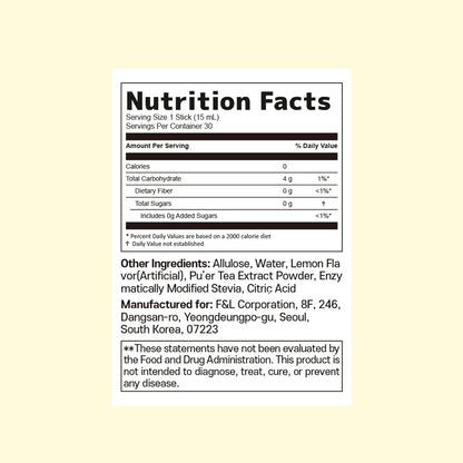 Liveling Apple Cider Vinegar Drink Sticks – Sugar-Free, 30 Packets
