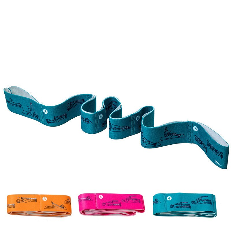 Elastic Bands for Fitness Pilates Yoga Stretch Latin Workout Training Sport Resistance Bands Exercise Equipment Pull Strap Belt