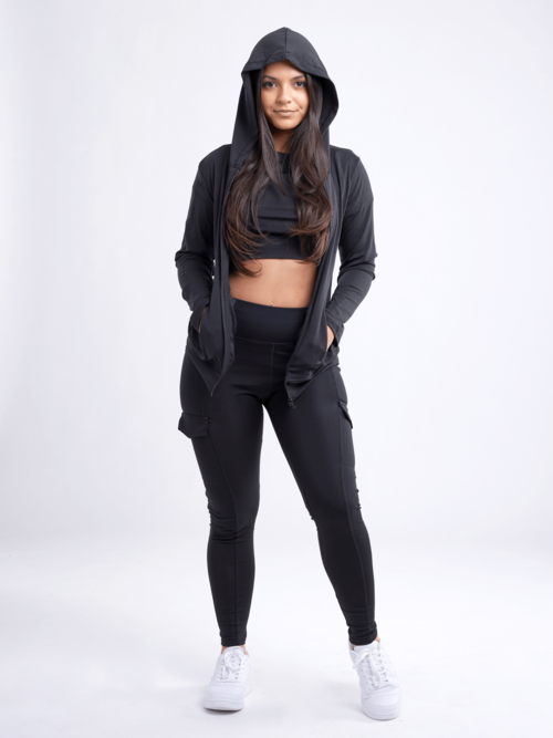 JupiterGear High-Waisted Leggings with Side Cargo Pockets