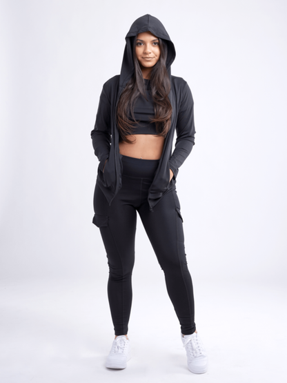 JupiterGear High-Waisted Leggings with Side Cargo Pockets
