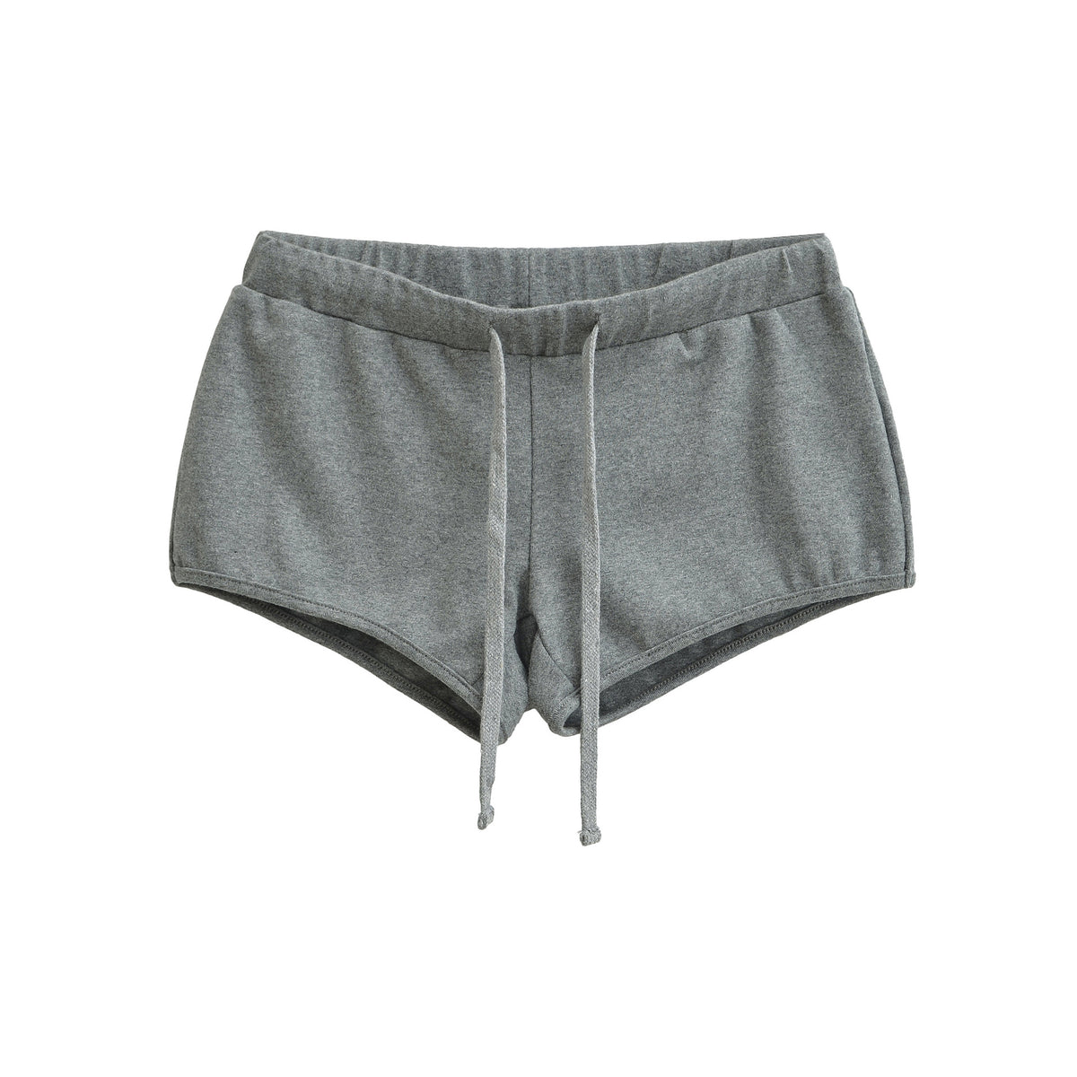 Elastic waist drawstring shorts for women