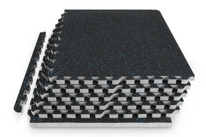 Rubber Top Exercise Puzzle Mat 0.75in 24sqft
