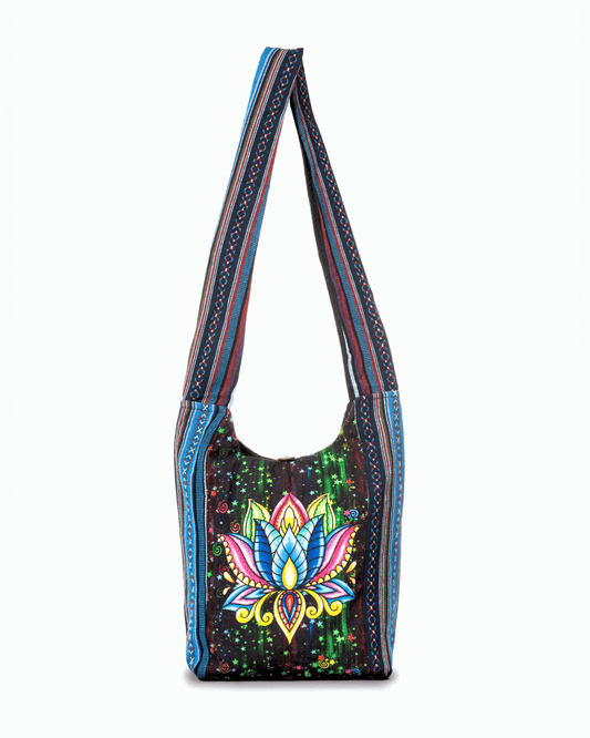 Kathmandu Collection Lotus Handmade Hobo Bag