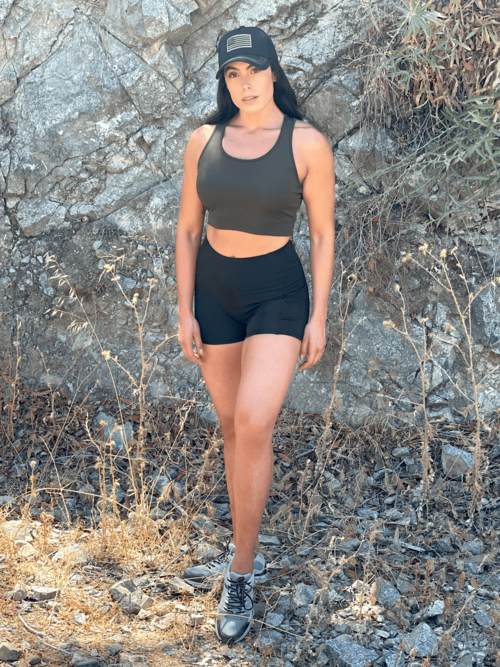 JupiterGear Racerback Lightweight Training Crop Tank Top