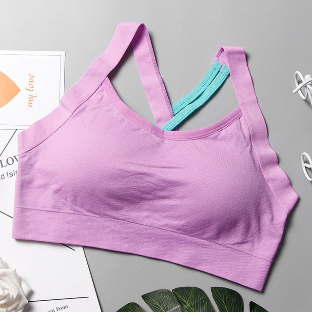 Woman Cross Yoga Sports Bra Crop Sport Top Female Fitness Bh Tops Women Wear For Gym Bras Women's Brassiere Active Clothing