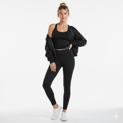 Alexa Black Scoop Neck Tank