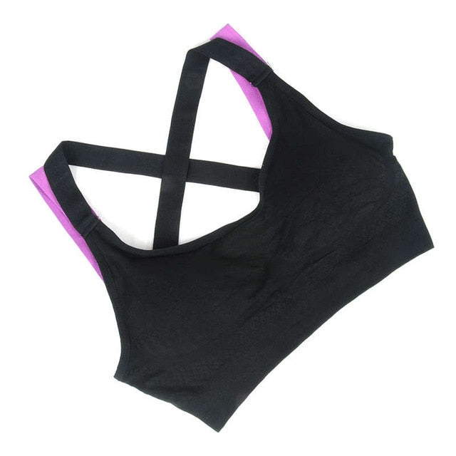 Woman Cross Yoga Sports Bra Crop Sport Top Female Fitness Bh Tops Women Wear For Gym Bras Women's Brassiere Active Clothing