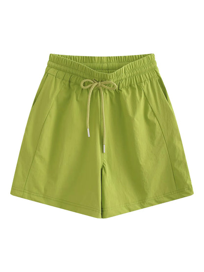 Loose Shorts for Women Lightweight Casual Wide-Leg Shorts Outdoor Sport Shorts