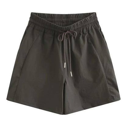 Loose Shorts for Women Lightweight Casual Wide-Leg Shorts Outdoor Sport Shorts