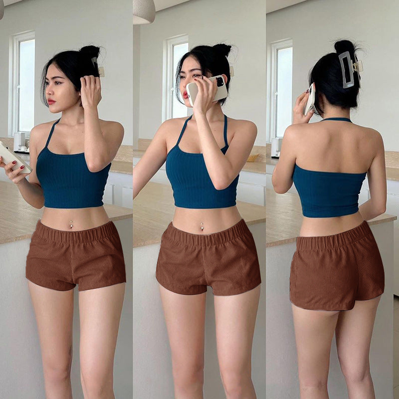 Versatile corduroy sexy spicy girl shorts for women