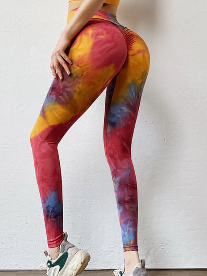 Tie-Dye High Waist Active Leggings