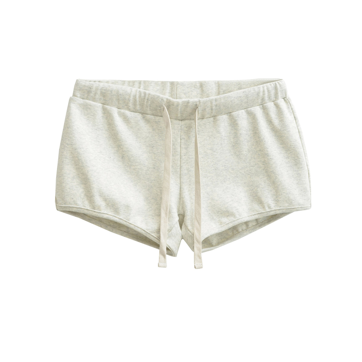 Elastic waist drawstring shorts for women
