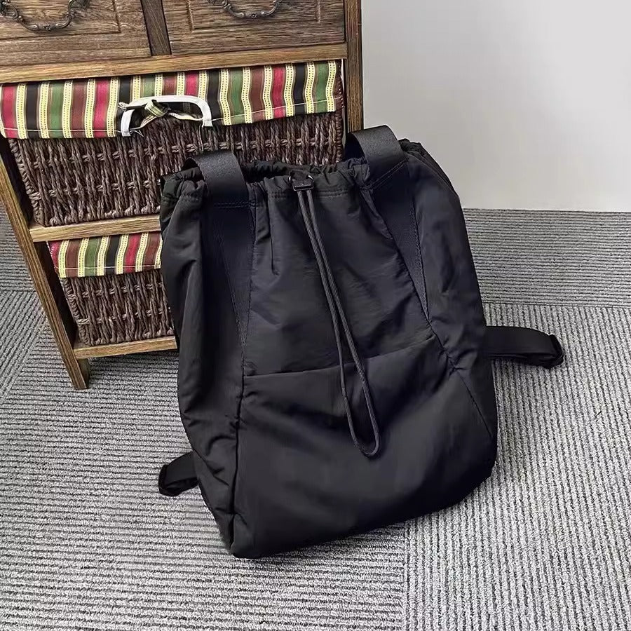 shoulder sports nylon bag waterproof multi-purpose drawstring shoulder bag storage large capacity yoga bag hobo