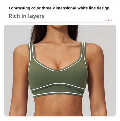 2026 Yoga Bra Women Sports Bra Top Push Up Fitness Underwear Sport Tops Women Breathable Running Vest Bralette Gym Wear Female